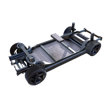 【3D】特斯拉Model X汽车底盘结构