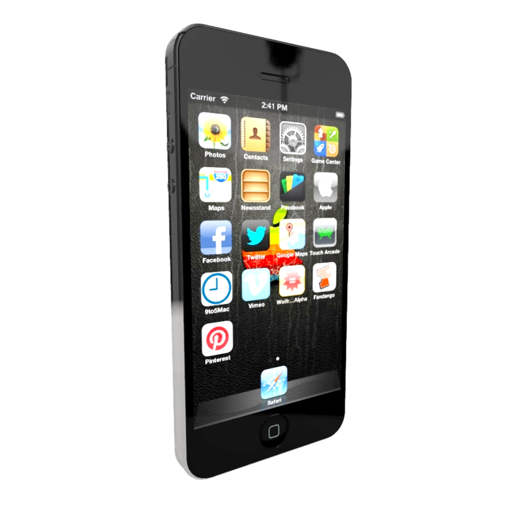 苹果iPhone5手机模型预览图