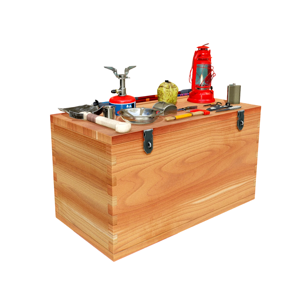 露营工具套装模型预览图