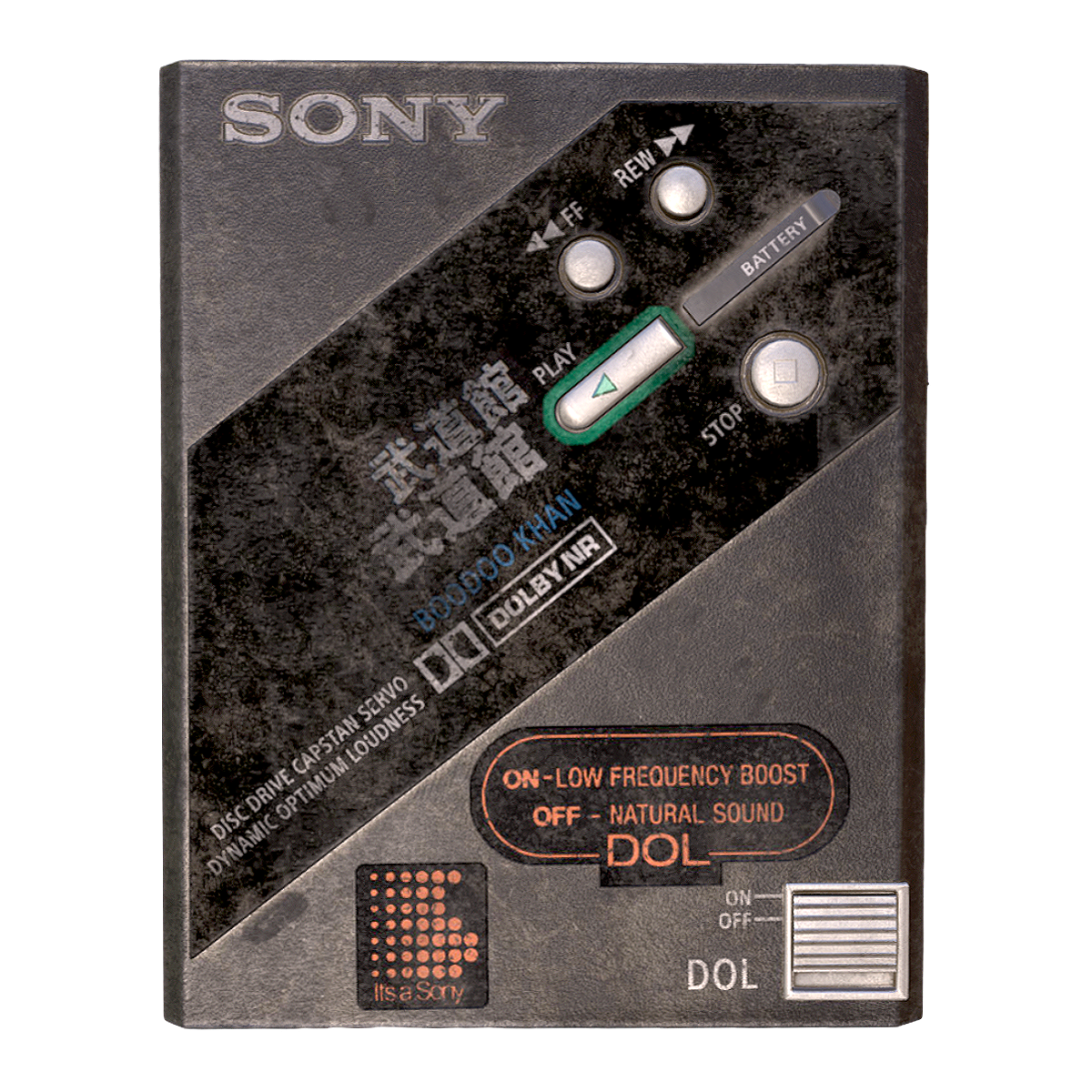 Sony索尼dd100武道馆随身听（做旧）模型预览图