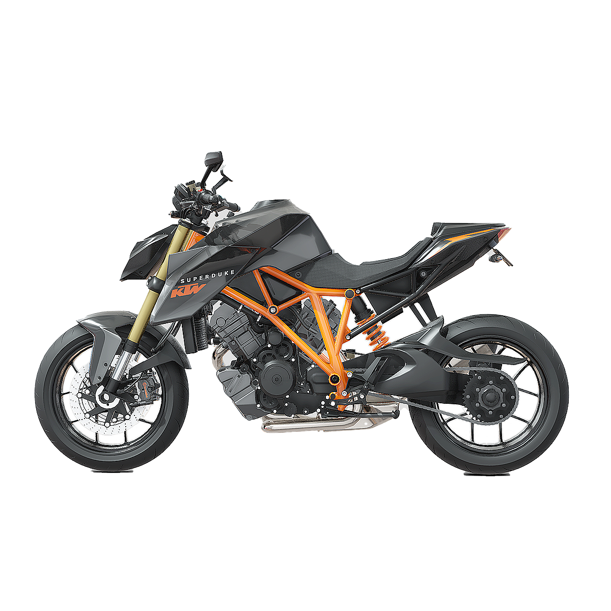 KTM 1290 SUPER DUKE R摩托车模型预览图