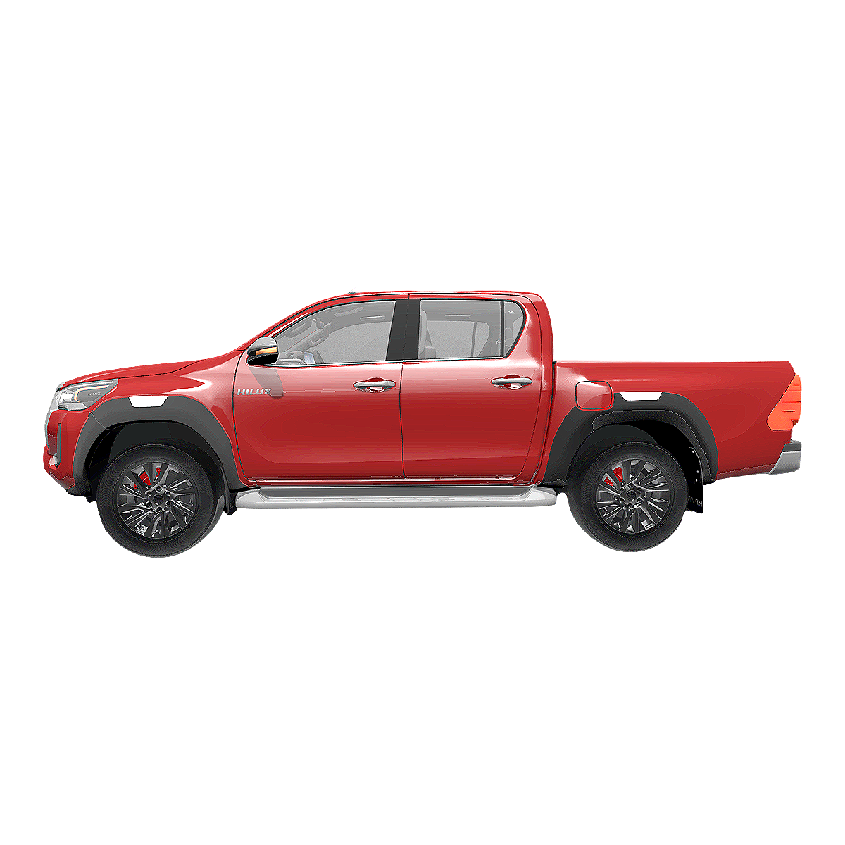 Toyota 丰田Hilux皮卡（2022款 红色）模型预览图