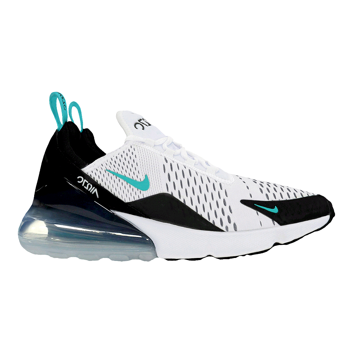 Nike Air Max 270 耐克气垫跑步鞋 黑白蓝模型预览图