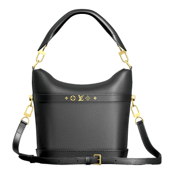 Louis Vuitton Cruiser 路易威登黑色皮革斜挎手提包