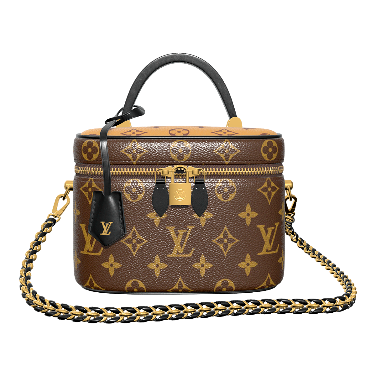 Louis Vuitton Vanity 路易威登经典老花 皮革手提包小号模型预览图