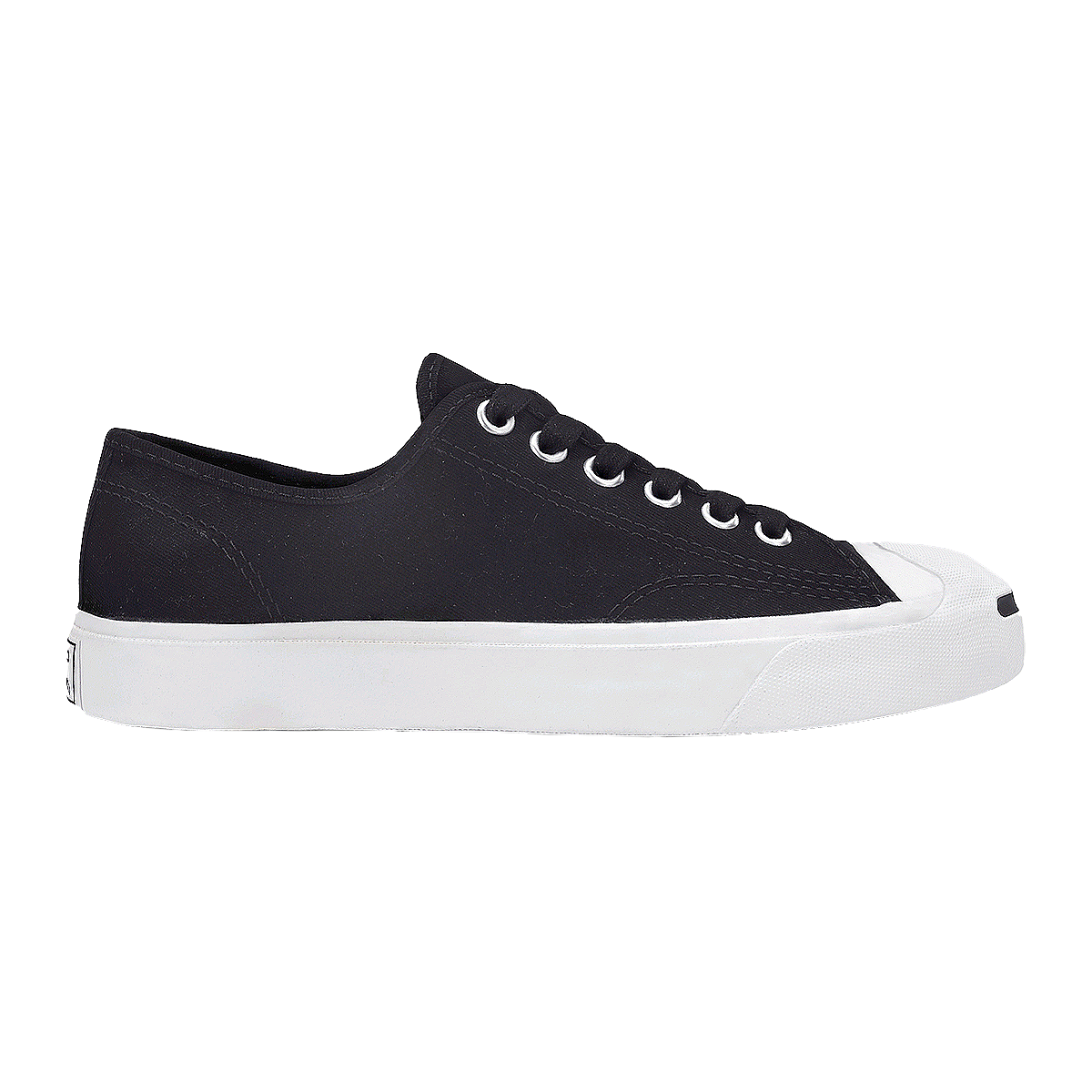 Converse Jack Purcell匡威 开口笑 低帮帆布鞋 黑色模型预览图