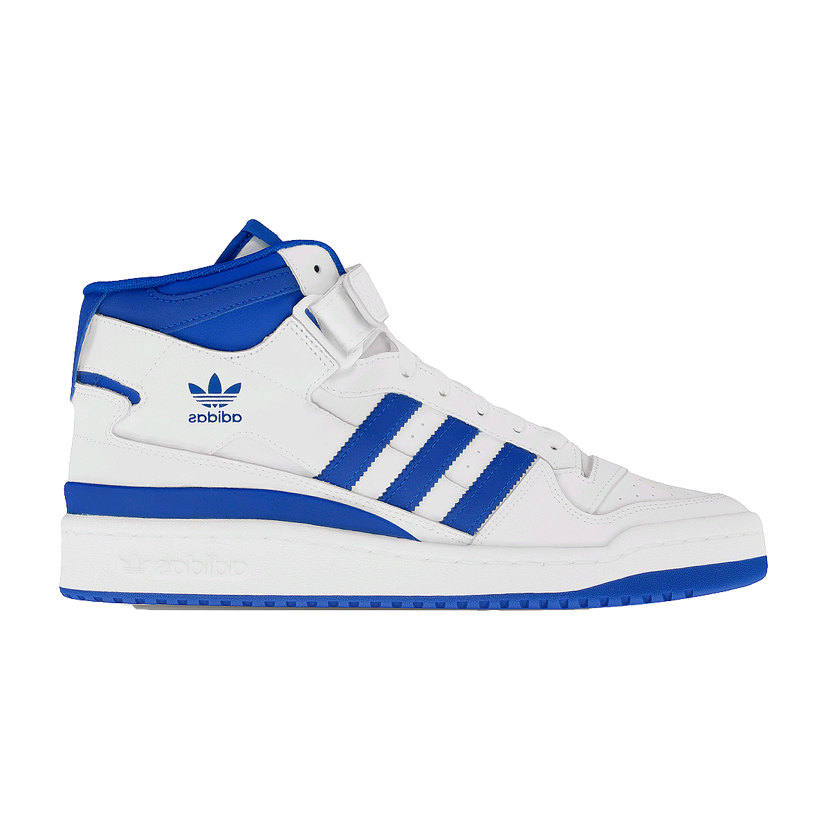 Adidas Original Forum Mid 阿迪达斯 中帮休闲板鞋 蓝白色模型预览图