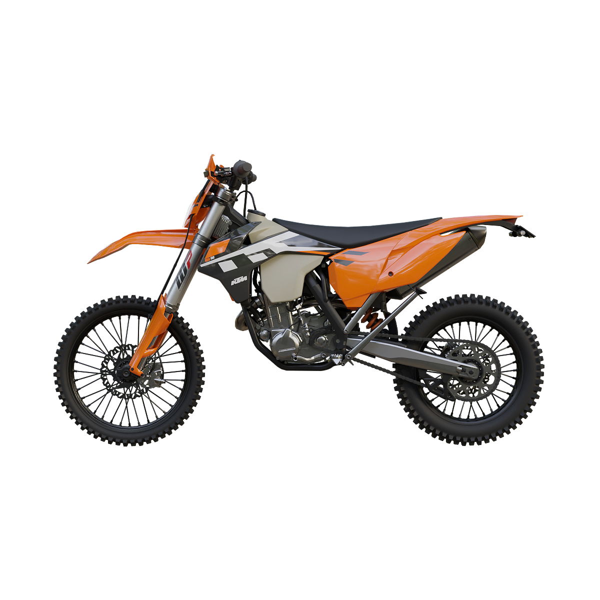 KTM-450EXC越野摩托车模型预览图