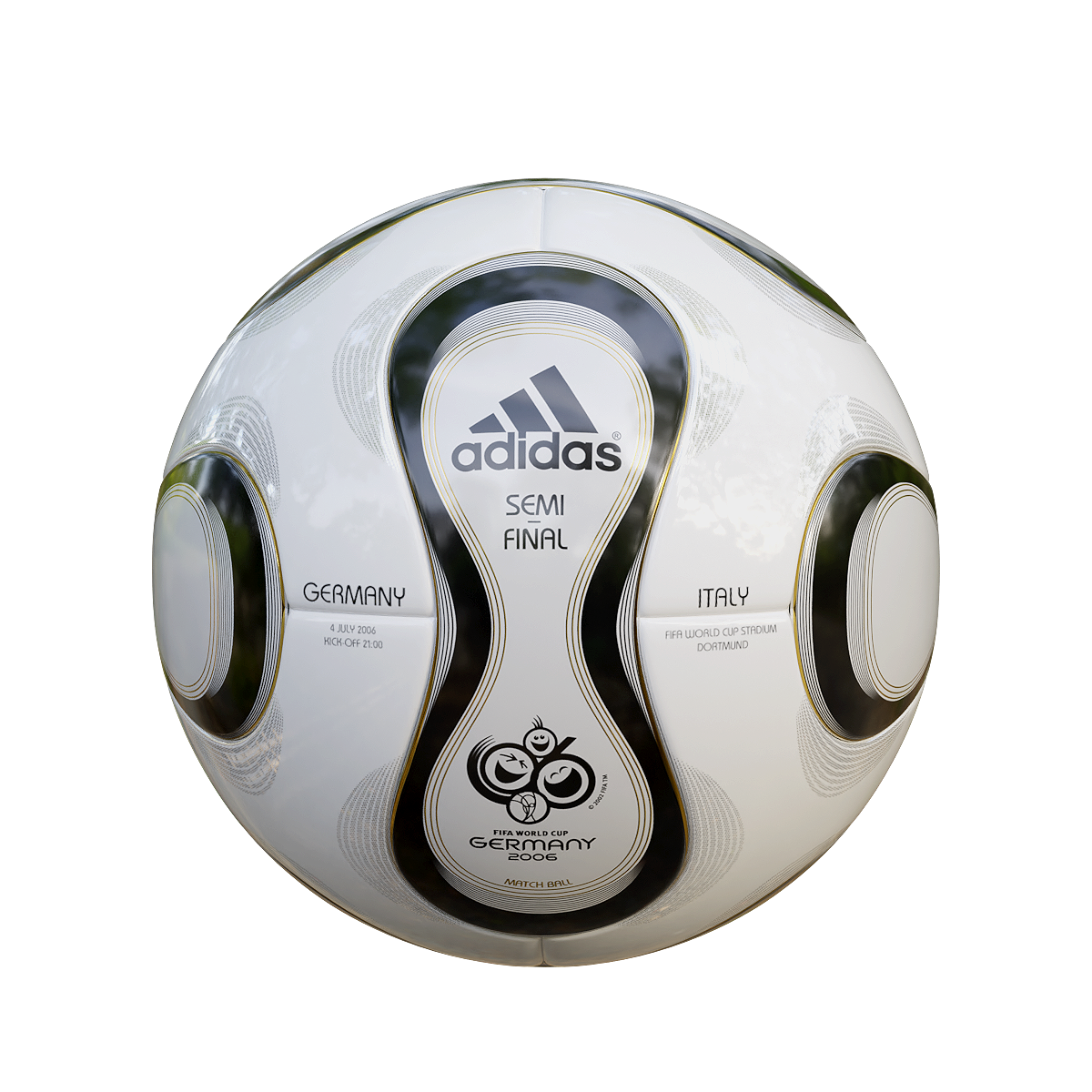 2006年德国世界杯比赛用球AdidasTeamgeistBall模型预览图