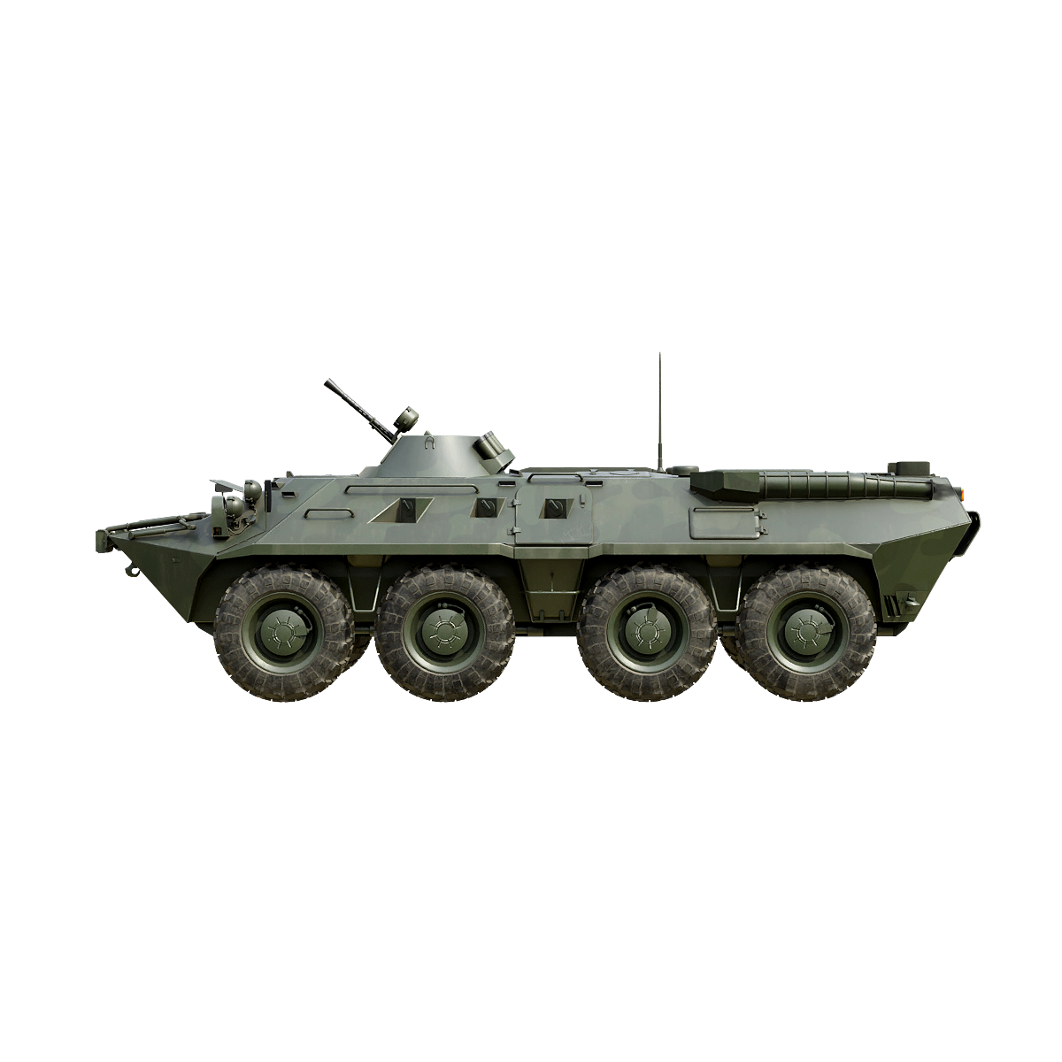 苏联BTR-80装甲输送车模型预览图