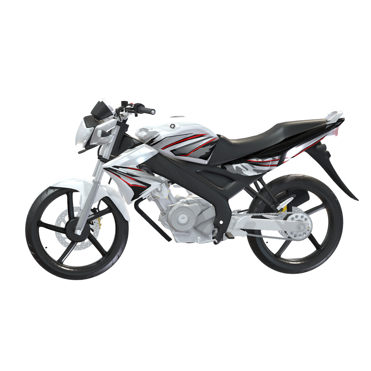 运动摩托车 雅马哈 Vixion模型预览图
