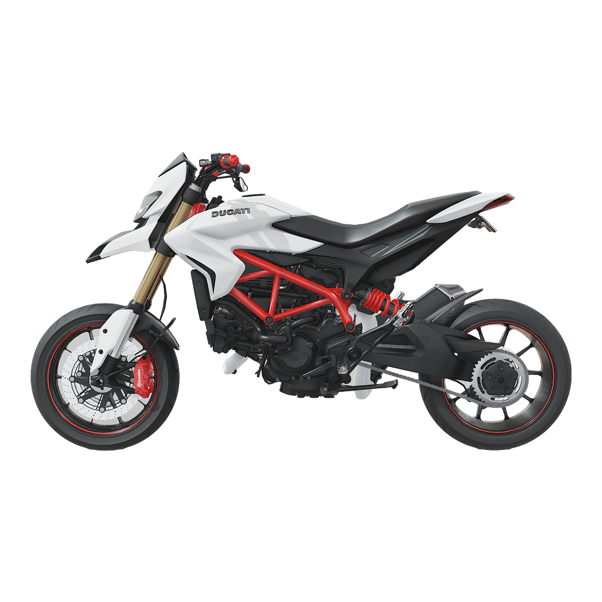 运动摩托车 杜卡迪Hypermotard-939模型预览图