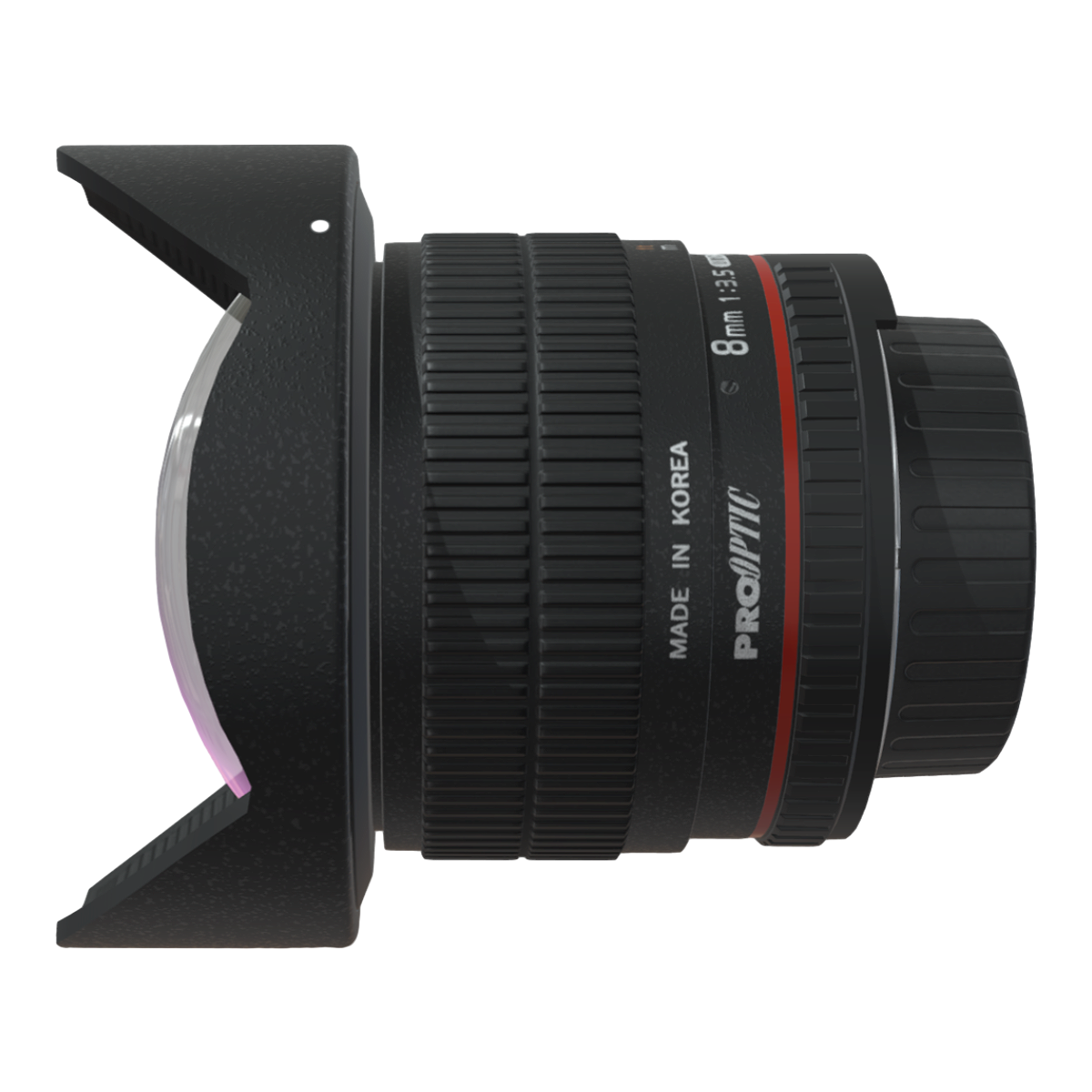 鱼眼镜头 Rokinon 8mm f/3.5 UMC CS II模型预览图