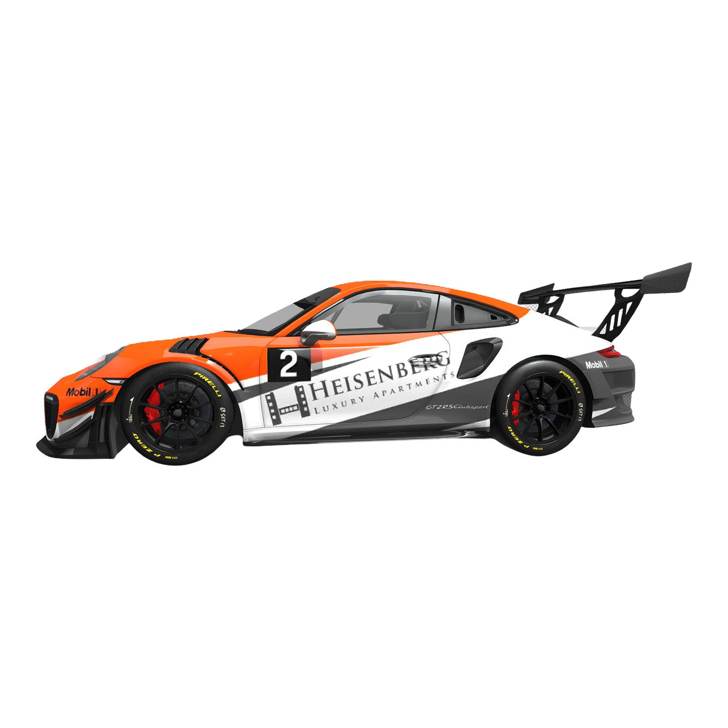 保时捷2019 911 GT2 RS Clubsport模型预览图