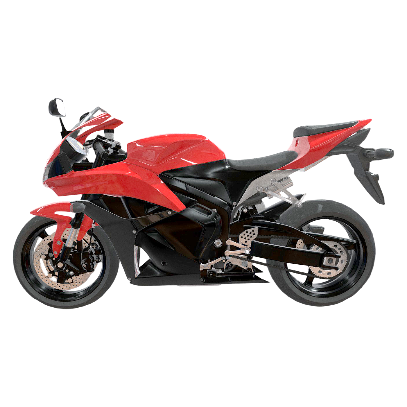 本田 CBR 600RR中量级摩托车模型预览图