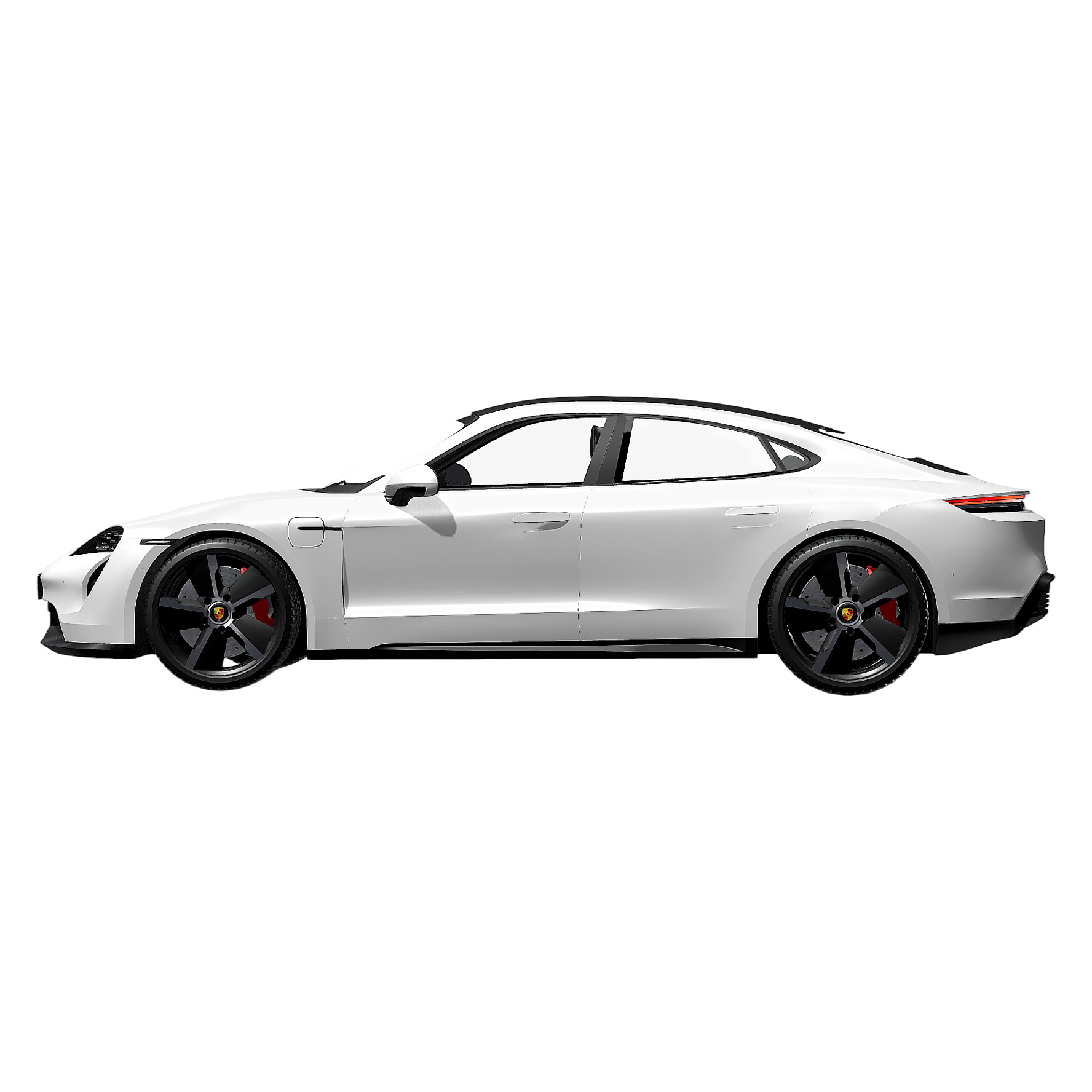 保时捷Taycan Turbo S模型预览图