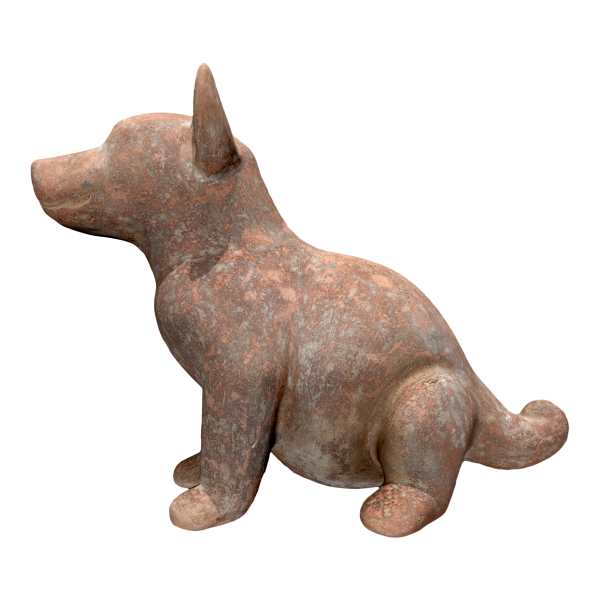 柯利牧羊犬（陶土） 3D打印成品照片
