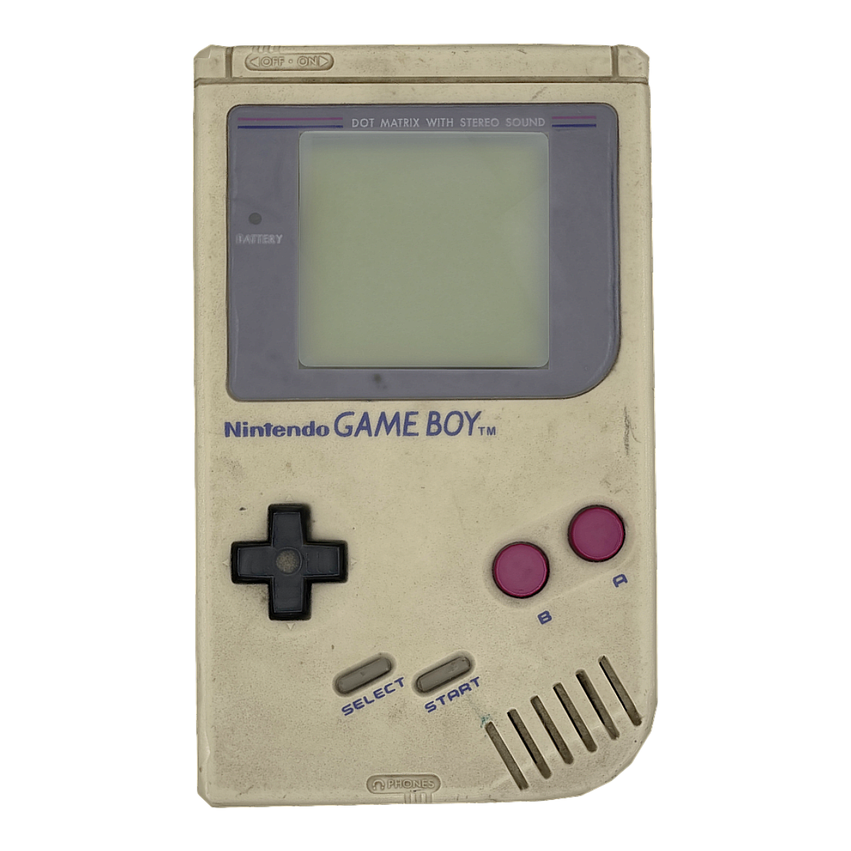 80年代任天堂开发的游戏掌机《Game Boy》模型预览图
