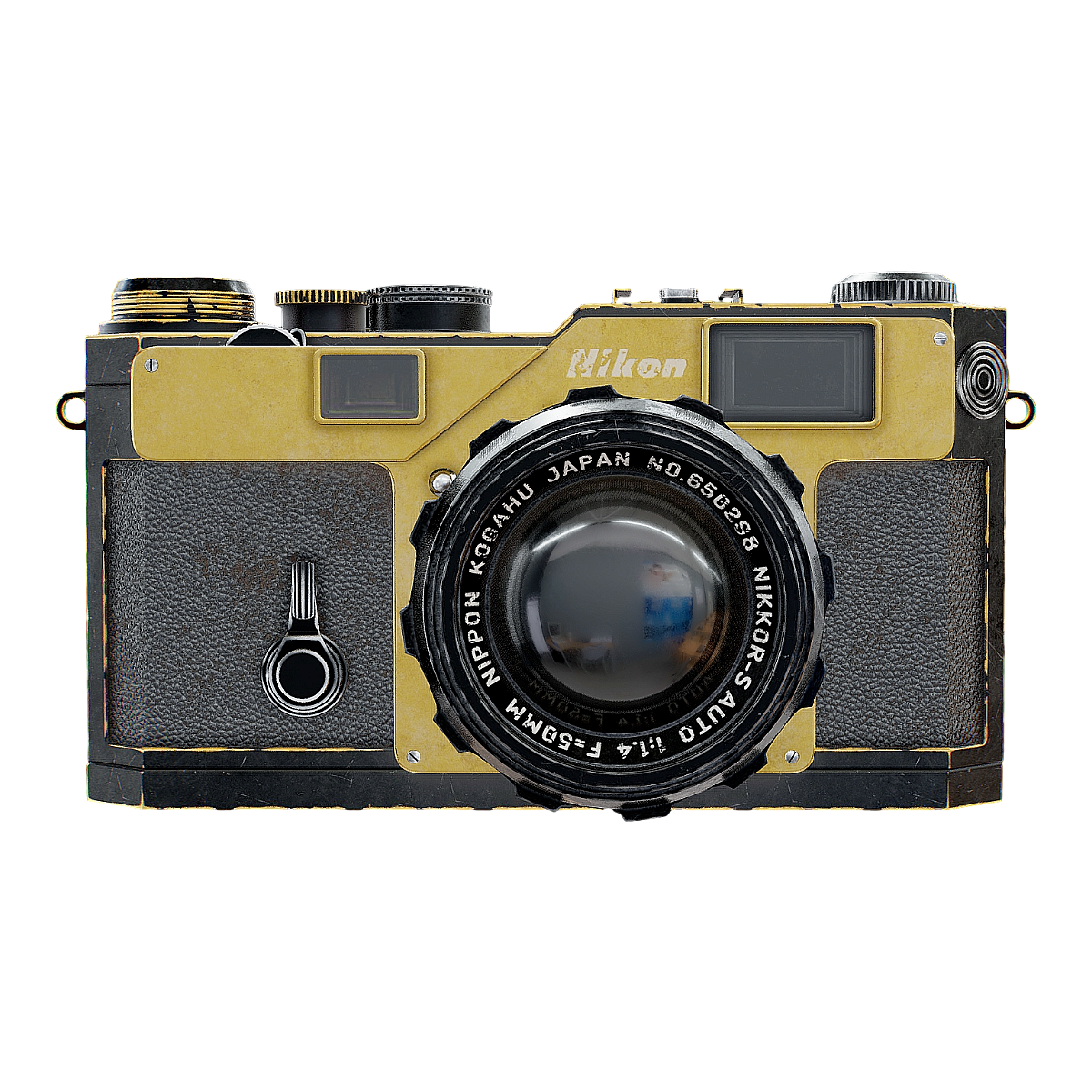 Nikon尼康复古怀旧相机模型预览图